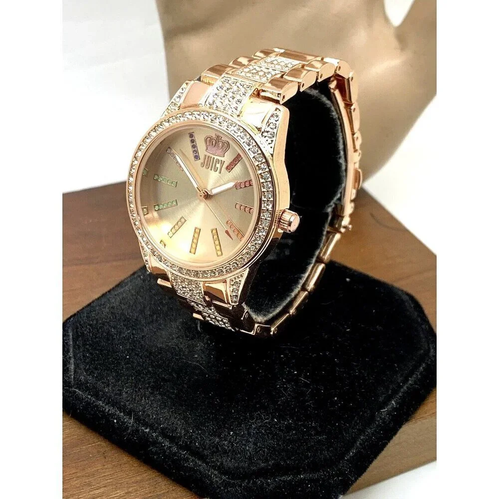 Juicy By Juicy Couture Women's Watch JC/5014 Quartz Rose Gold Steel 34mm